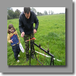 Mark sets up his monocopter